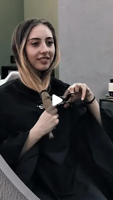 Correzione di uno shatush con schiariture